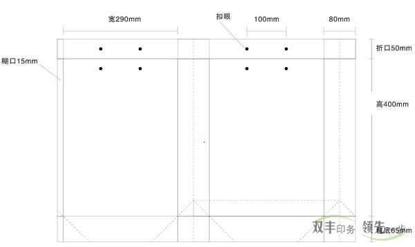 手提袋算價方法分解圖